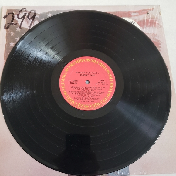 Ragged Old Flag by Johnny Cash vinyl 1974 - Picture 3 of 4